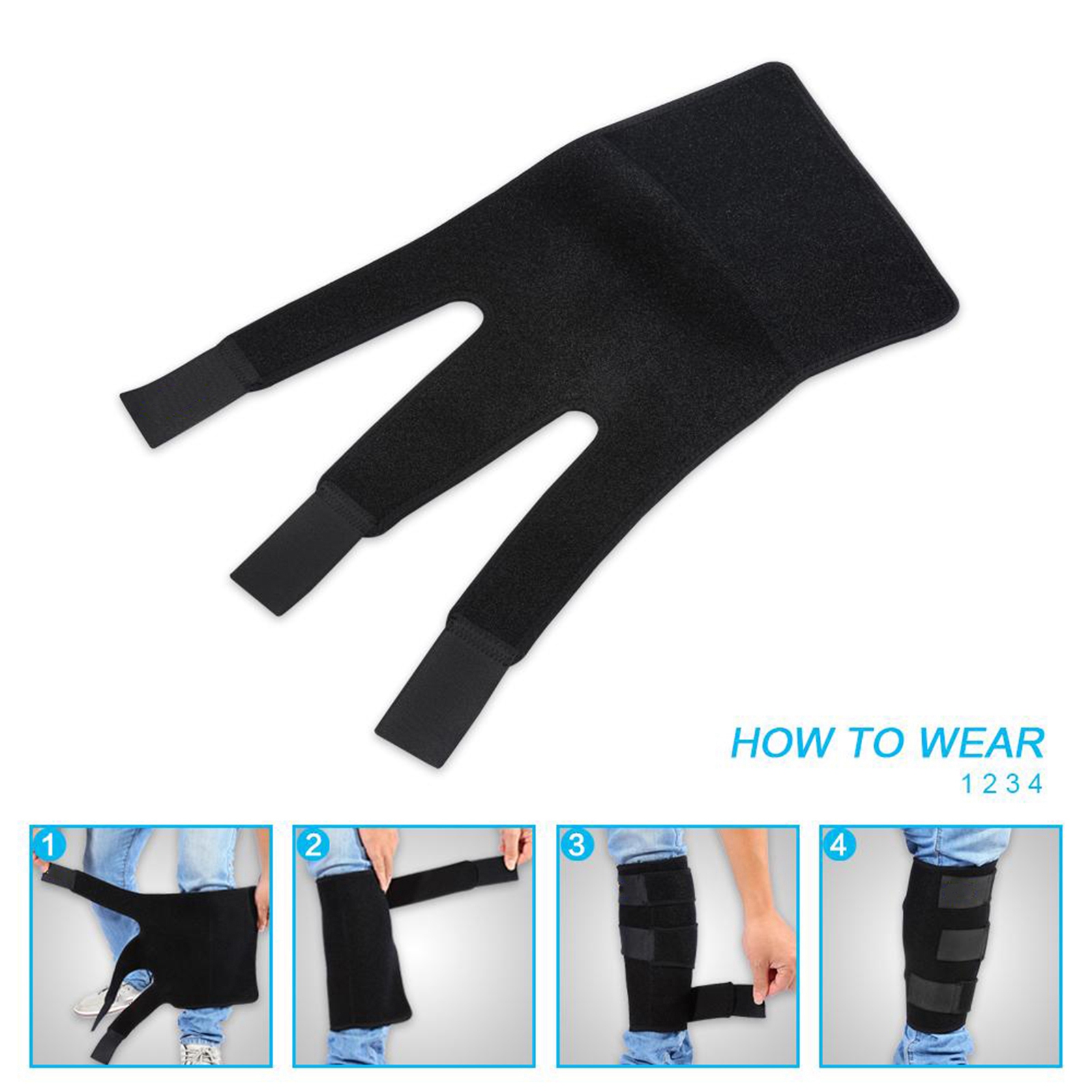 Compression Sleeve Calf - อุปกรณ์พยุงน่องแบบปรับได้ ปลอกรัดน่อง ปลอกรัดขา ปลอกรัดน่องสำหรับอาการปวดขาส่วนล่าง