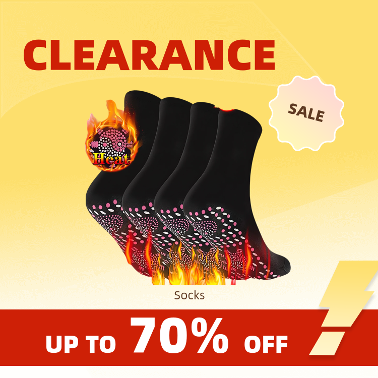 Thermal Sock Winter - Clearance_1-10pairs Tourmaline Self-Heating Socks Winter Warm