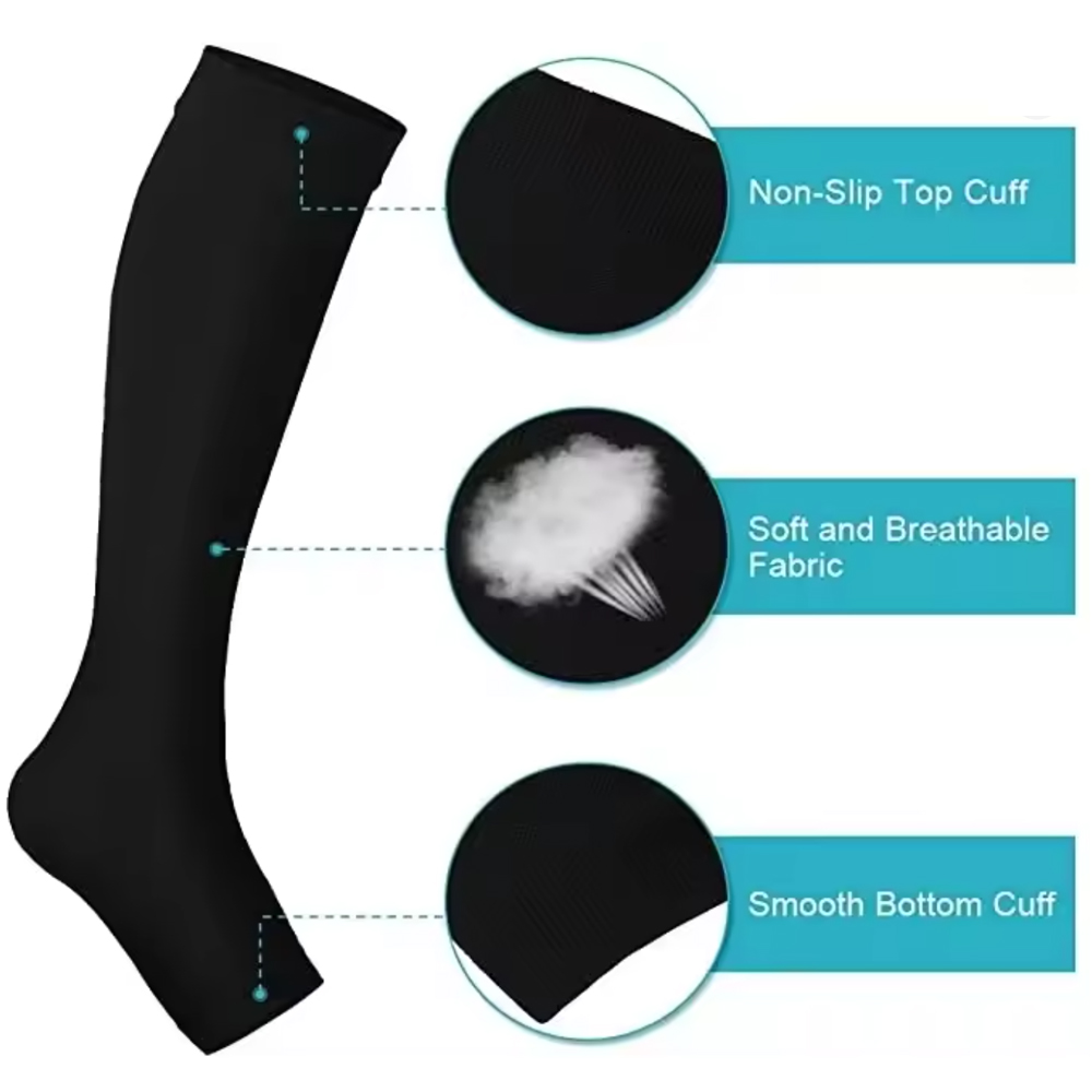 ถุงน่องทางการแพทย์แบบรัดขา ถุง - Compression Sleeve Calf บทวิจารณ์และราคา