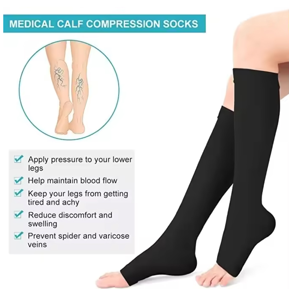 ถุงน่องทางการแพทย์แบบรัดขา ถุง - Compression Sleeve Calf บทวิจารณ์และราคา