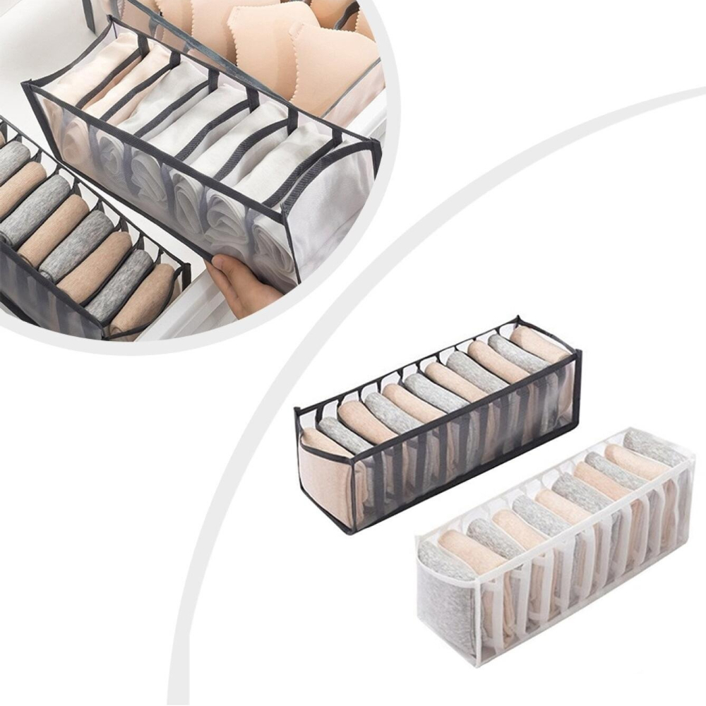 กล่องจัดระเบียบลิ้นชักใส่ชุดชั - Sock Organizer Tray บทวิจารณ์และราคา
