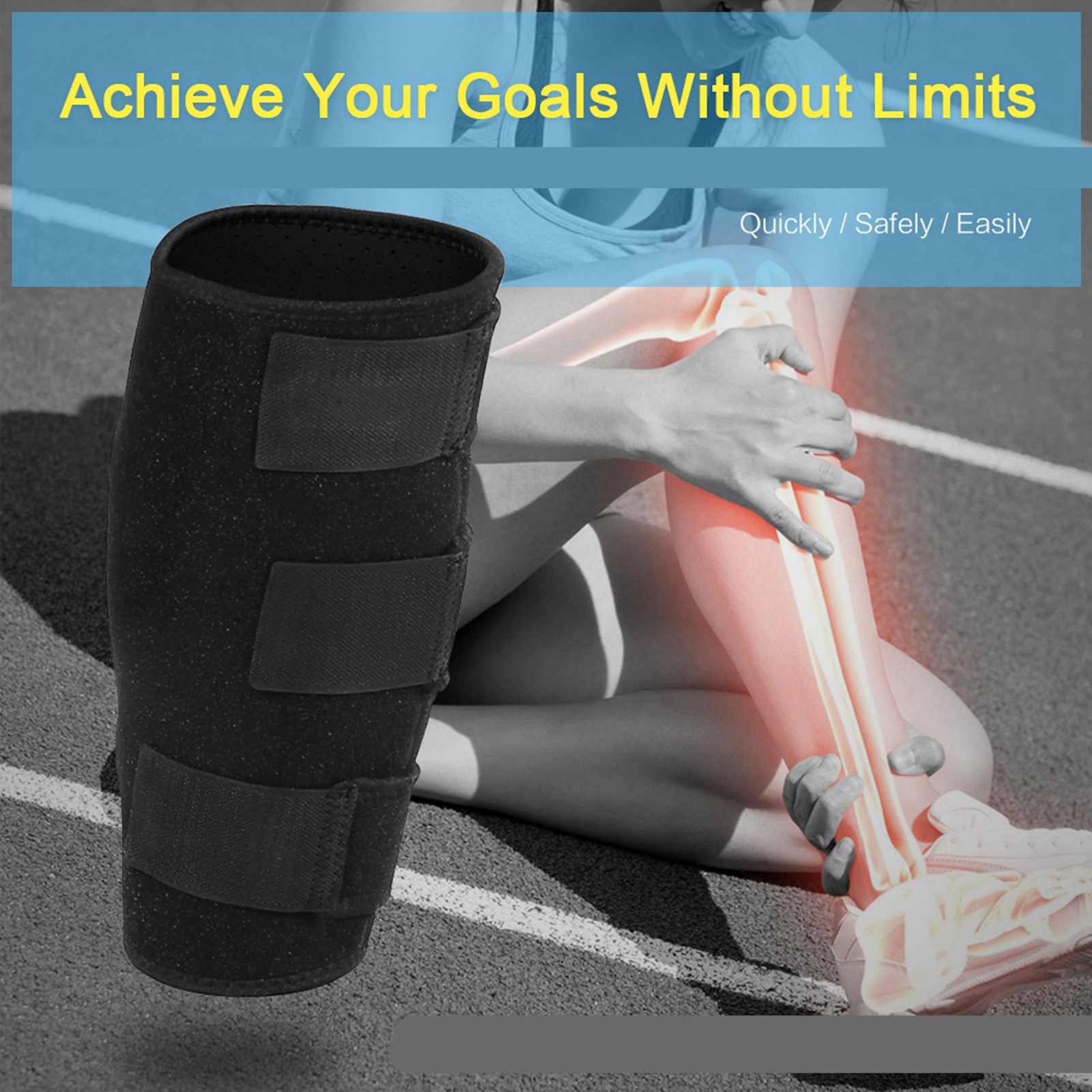 อุปกรณ์พยุงน่องแบบปรับได้ ปลอก - Compression Sleeve Calf บทวิจารณ์และราคา