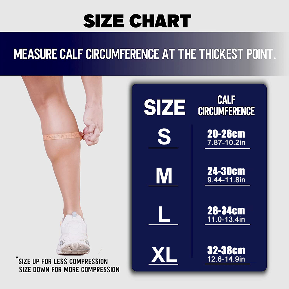 สนับแข้ง 1 ชิ้น, ปลอกรัดน่องกั - Compression Sleeve Calf บทวิจารณ์และราคา