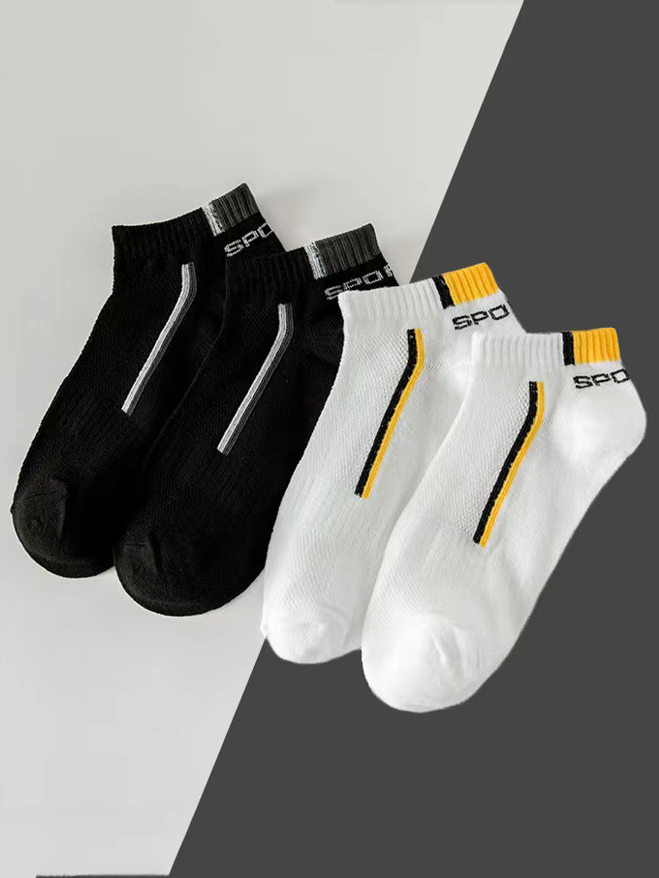 ถุงเท้าข้อสั้นผู้ชาย 5/40 คู่  - Ankle Sock Low Cut บทวิจารณ์และราคา