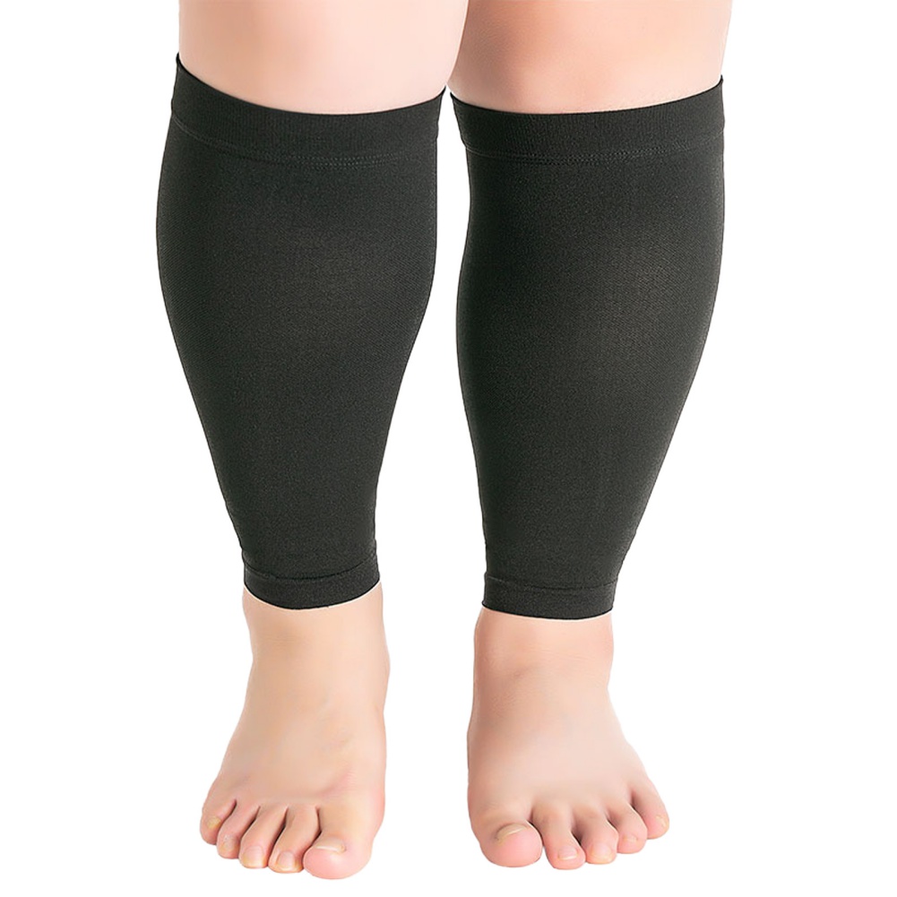 1 คู่ฟิตเนสวิ่งการบีบอัดแขนขาล - Compression Sleeve Calf บทวิจารณ์และราคา