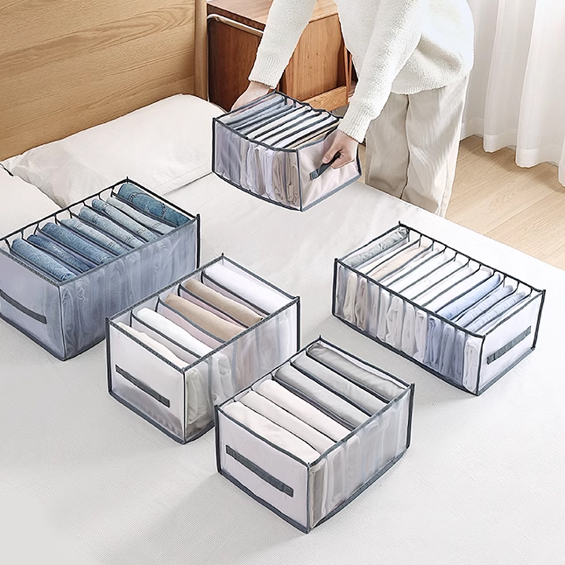 กล่องจัดระเบียบชุดชั้นในแบบพับ - Sock Organizer Tray บทวิจารณ์และราคา