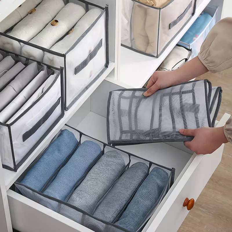 กล่องจัดระเบียบชุดชั้นในแบบพับ - Sock Organizer Tray บทวิจารณ์และราคา