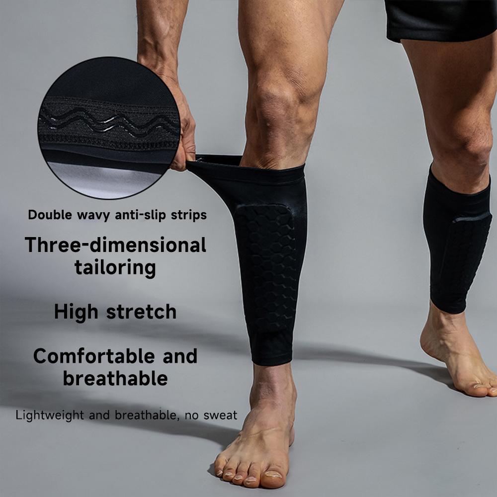 สนับแข้งฟุตบอลแบบหนา ปลอกรัดน่ - Compression Sleeve Calf บทวิจารณ์และราคา