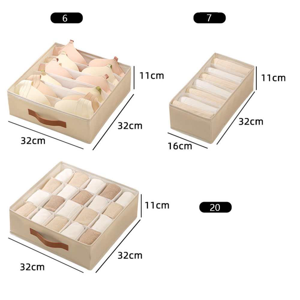 กล่องเก็บของแบบพับได้ 1 ชิ้น ก - Sock Organizer Tray บทวิจารณ์และราคา