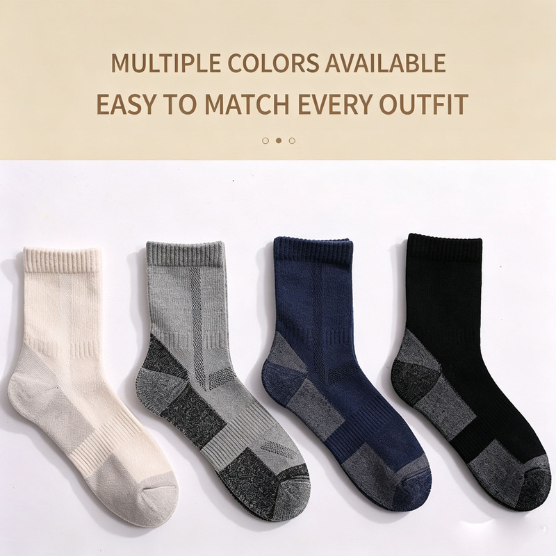 ถุงเท้าเดินป่าขนแกะเมอริโนหนาส - Wool Hiking Sock บทวิจารณ์และราคา