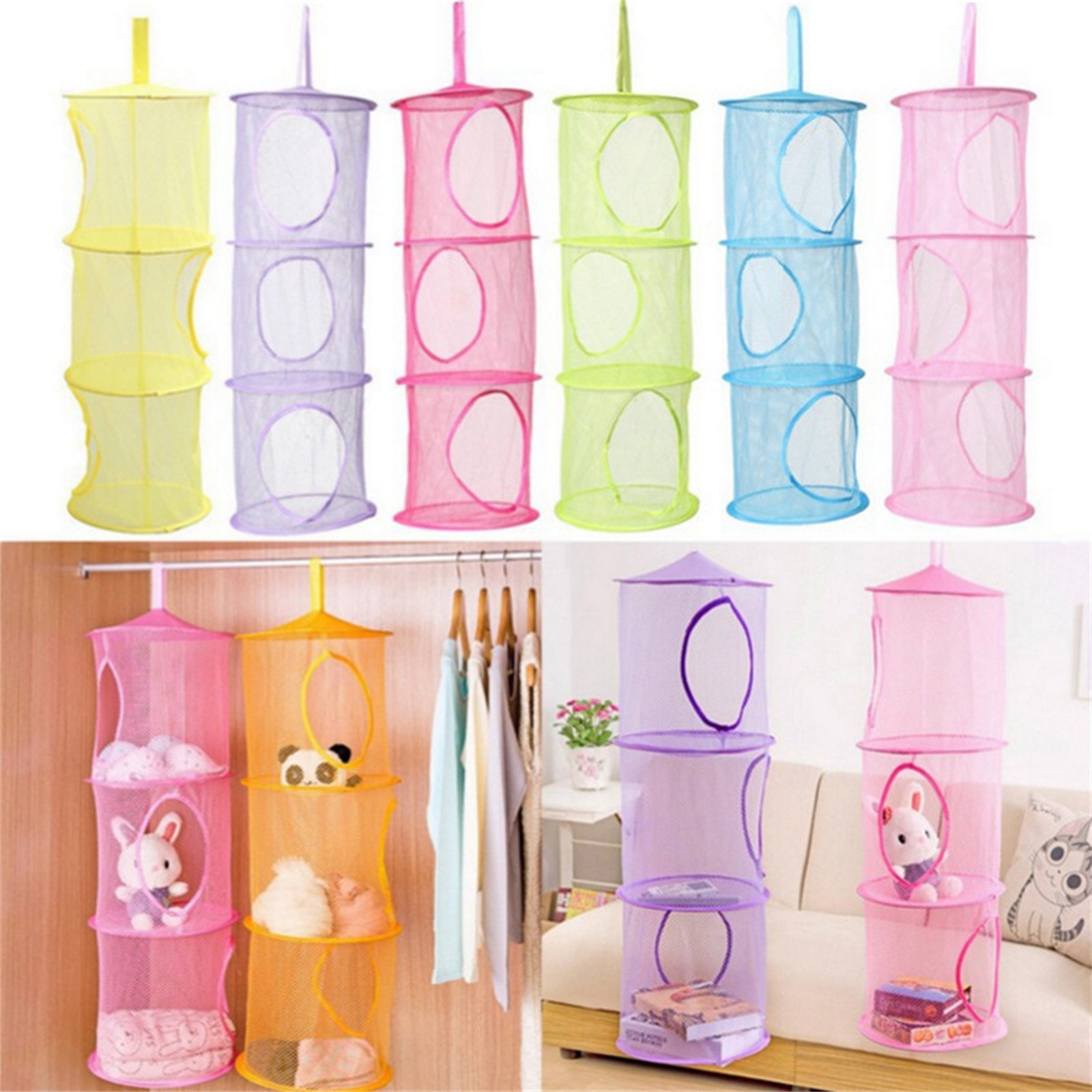 แขวนตาข่ายตุ๊กตาสัตว์เก็บเปลญว - Sock Organizer Tray บทวิจารณ์และราคา
