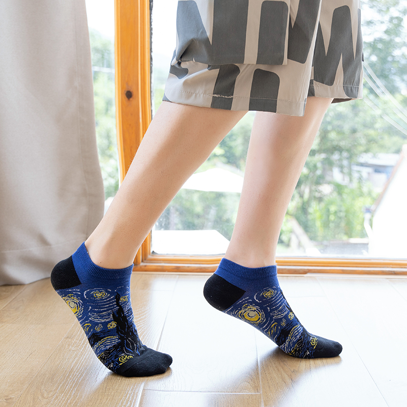 1/5 คู่ ถุงเท้าข้อสั้นผ้าฝ้ายห - Ankle Sock Low Cut บทวิจารณ์และราคา