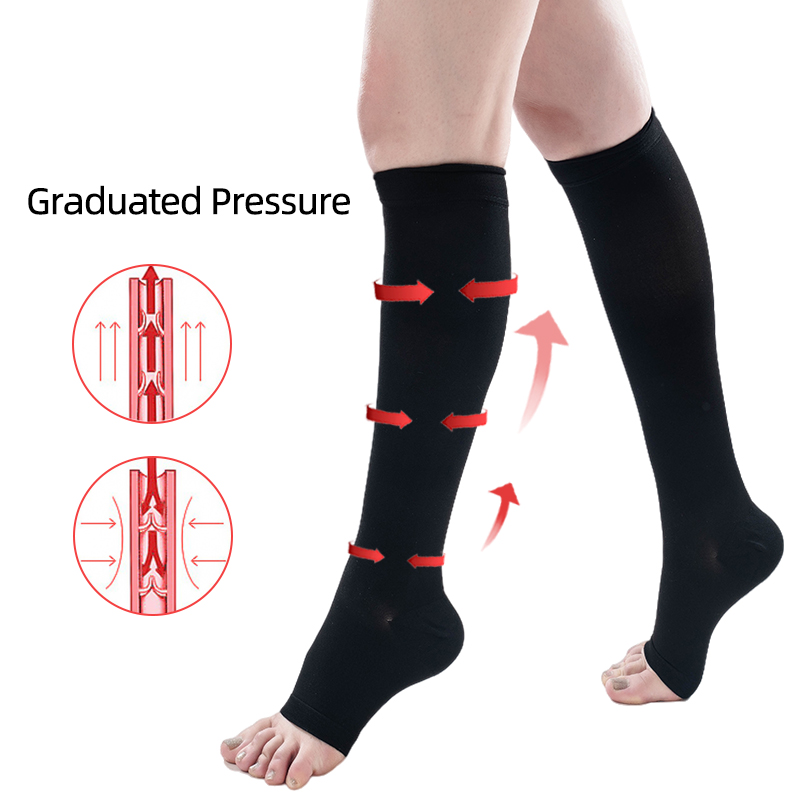 ถุงเท้าวิ่งกีฬา 2025 แรงกด 30- - Compression Sleeve Calf บทวิจารณ์และราคา