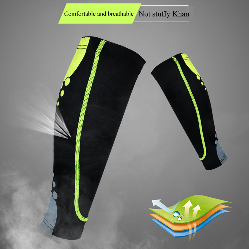 1ชิ้นน่องขาปลอกรัดสวมแขนถุงเท้ - Compression Sleeve Calf บทวิจารณ์และราคา