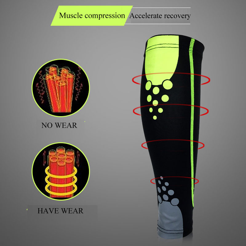 1ชิ้นน่องขาปลอกรัดสวมแขนถุงเท้ - Compression Sleeve Calf บทวิจารณ์และราคา