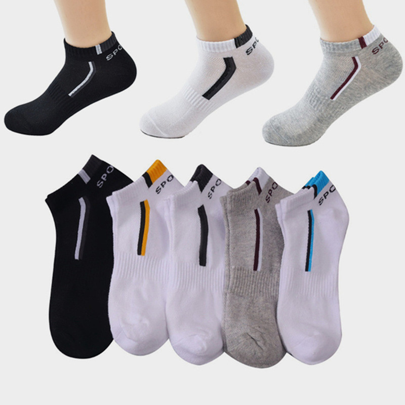 2 คู่/ล็อต ถุงเท้าข้อสั้นผู้ชา - Ankle Sock Low Cut บทวิจารณ์และราคา